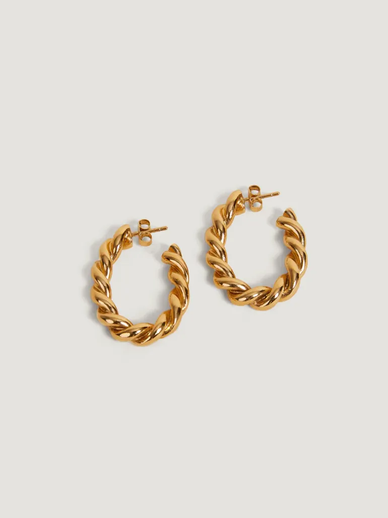 Bijoux>Rouje Boucles d'oreilles AUDREY DoréVieilli