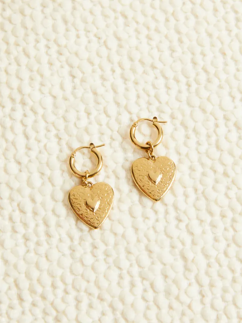 Bijoux>Rouje Boucles d'oreilles EMILIE UniDoréVieilli