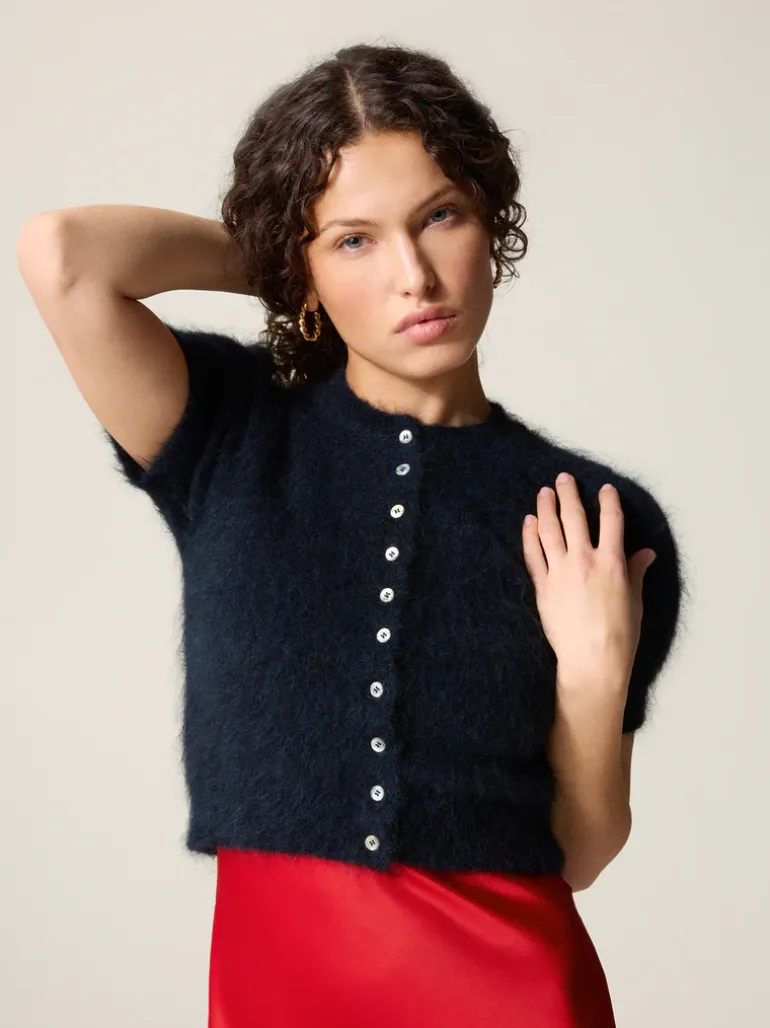 Mailles>Rouje Cardigan ABELINA UniMarine