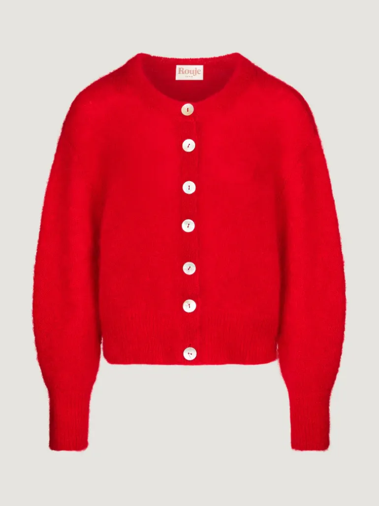 Mailles>Rouje Cardigan MAINA UniRouge