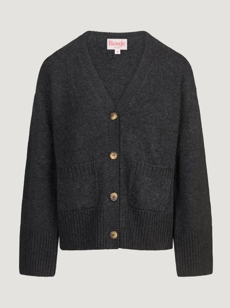 Mailles>Rouje Cardigan RANDY Anthracite