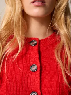 Mailles>Rouje Cardigan SAM UniRouge