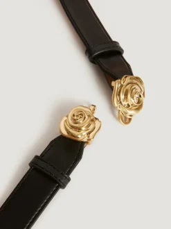Ceintures>Rouje Ceinture BOUQUET CuirNoir