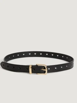 Ceintures>Rouje Ceinture COEUR CuirNoir