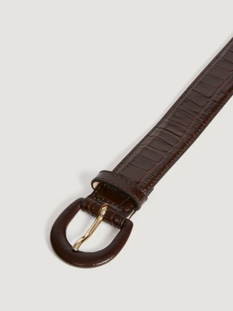 Ceintures>Rouje Ceinture COOPER CrocoChocolat