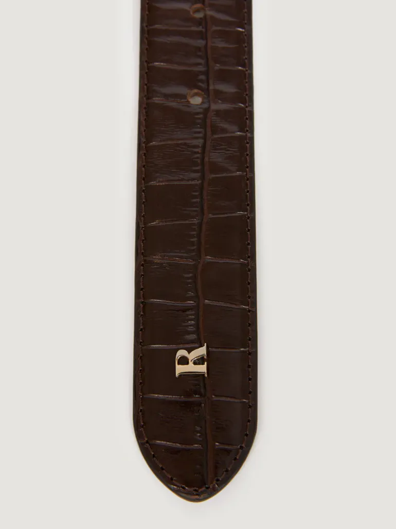 Ceintures>Rouje Ceinture COOPER CrocoChocolat