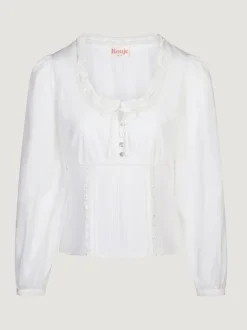 Tops>Rouje Chemise ANNETTE UniBlanc