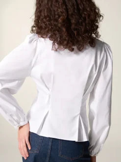 Tops>Rouje Chemise CLAUDINE UniBlanc