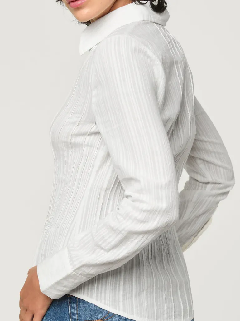 Tops>Rouje Chemise PALMY UniBlanc