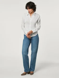 Tops>Rouje Chemise PALMY UniBlanc