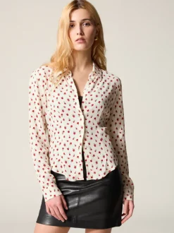 Tops>Rouje Chemise PALMYRA FLEURETTESAUVAGEECRU