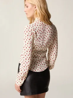 Tops>Rouje Chemise PALMYRA FLEURETTESAUVAGEECRU