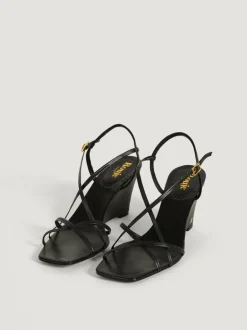 Souliers>Rouje Escarpins NAIA CuirLameNoir