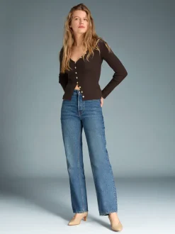 Denim|Jeans Droits>Rouje Jean ABBESSES DENIMINDIGOORIGINAL