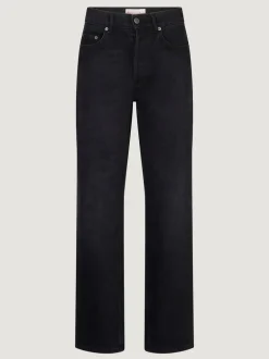 Denim|Jeans Droits>Rouje Jeans ABBESSES DENIMNOIRSTONESIMPLE