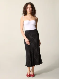 Jupes>Rouje Jupe FLORINE BlackJacquard