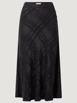 Jupes>Rouje Jupe FLORINE BlackJacquard