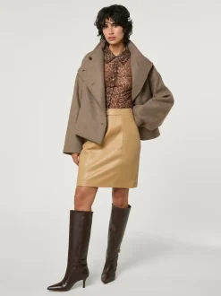 Manteaux & Vestes>Rouje Manteau GEDEON UniTaupe