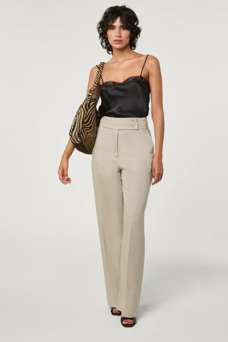 Pantalons>Rouje Pantalon PAOLI UniBeige