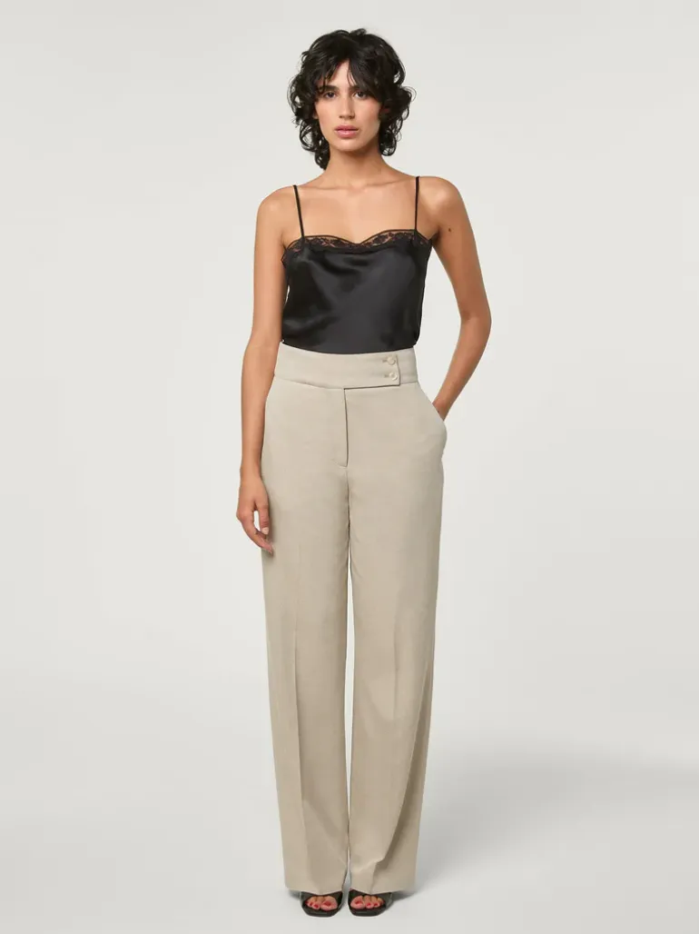 Pantalons>Rouje Pantalon PAOLI UniBeige