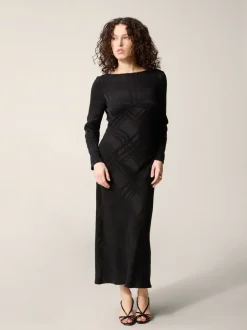 Robes>Rouje Robe ABIA BlackJacquard