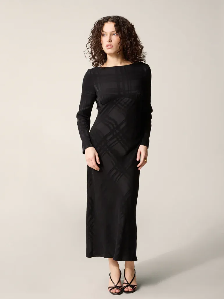 Robes>Rouje Robe ABIA BlackJacquard