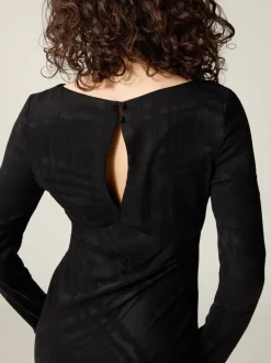 Robes>Rouje Robe ABIA BlackJacquard