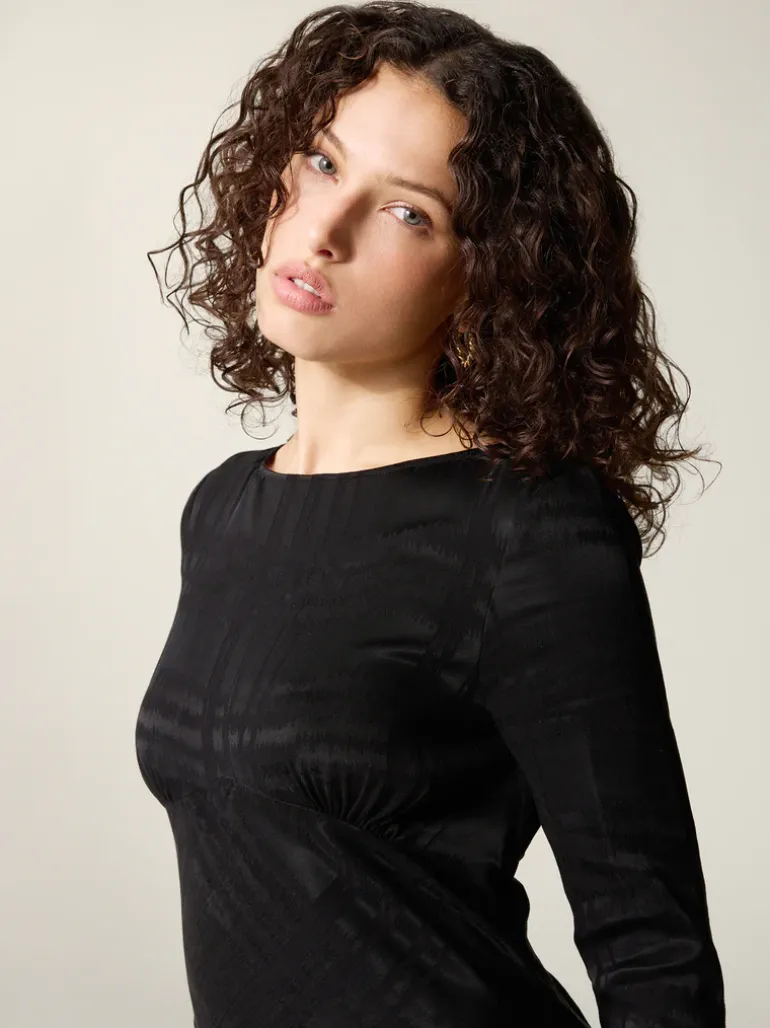 Robes>Rouje Robe ABIA BlackJacquard