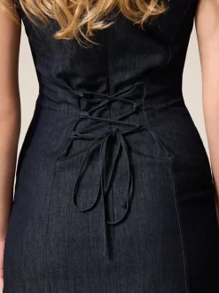 Robes>Rouje Robe ALBERTA DENIMINDIGO