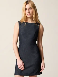 Robes>Rouje Robe ALBERTA DENIMINDIGO