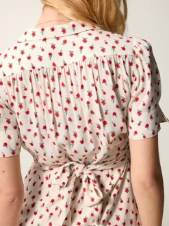 Robes>Rouje Robe ANAIS FLEURETTESAUVAGEECRU