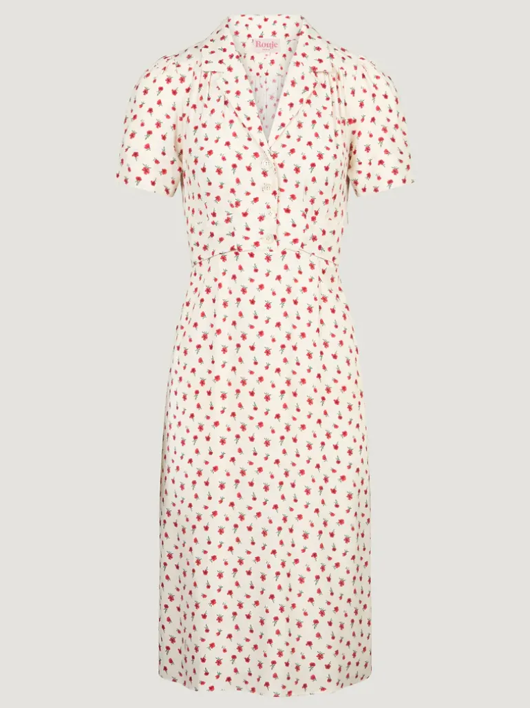 Robes>Rouje Robe ANAIS FLEURETTESAUVAGEECRU