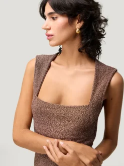 Robes>Rouje Robe ELNA LurexDoré