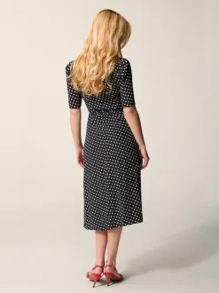 Robes>Rouje Robe GABIN PoisCarmenNoir