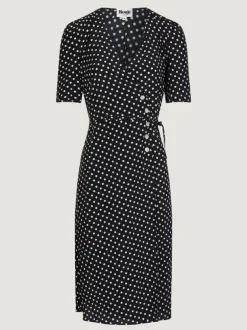 Robes>Rouje Robe GABIN PoisCarmenNoir