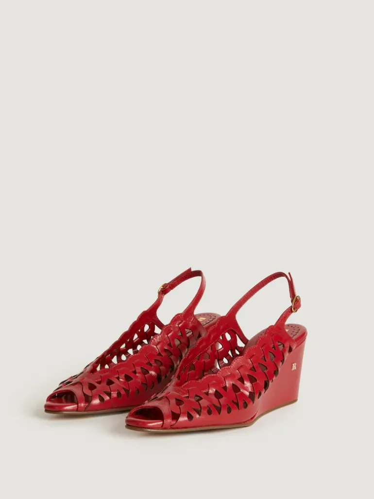 Souliers>Rouje Sandales BORDELAISE CuirRouge