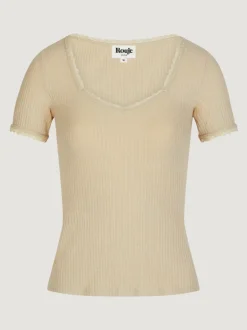 Tops>Rouje Top GIUIA Crème