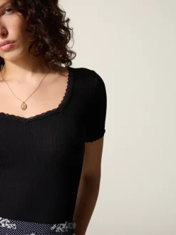Tops>Rouje Top GIUIA Noir