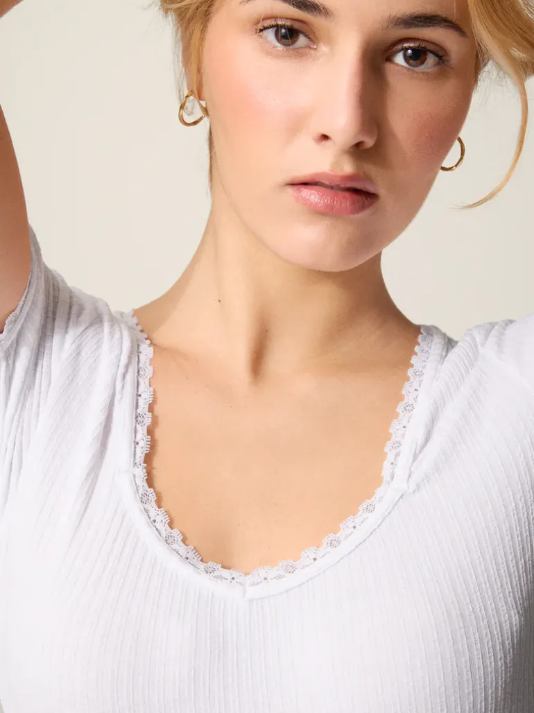 Tops>Rouje Top GIUIA UniBlanc