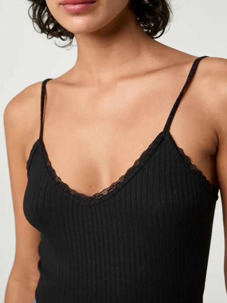 Tops>Rouje Top LIO Noir