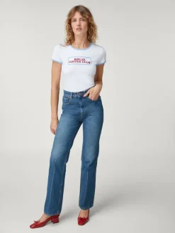 Tops>Rouje T-Shirt FERGUS CoffeeBlanc