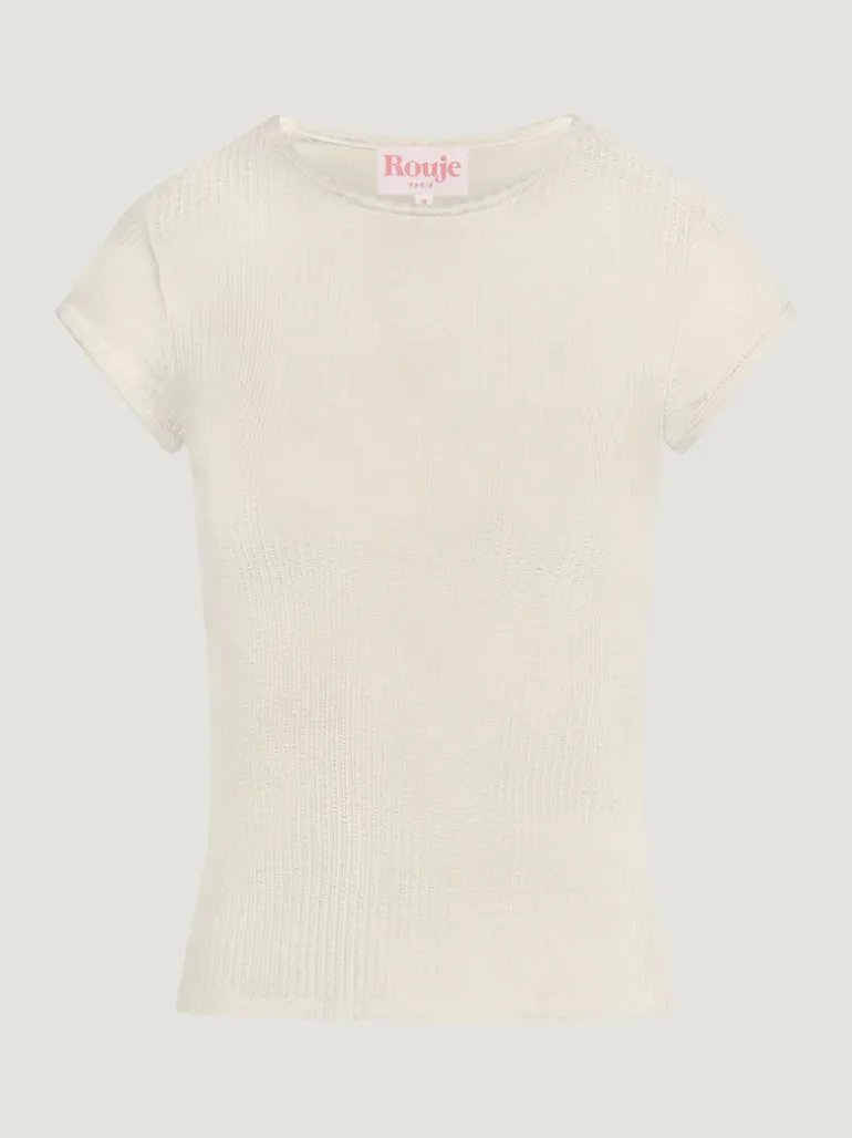 Tops>Rouje T-Shirt FERGUS COTESECRU