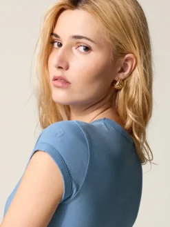 Tops>Rouje T-Shirt FERGUS UniBleu
