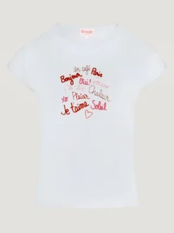 Tops>Rouje T-Shirt FERGUS BONJOURPARISBLANC