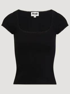 Tops>Rouje T-shirt SIAM Noir