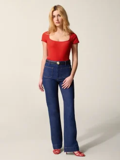 Tops>Rouje T-Shirt SIAM UniRouge