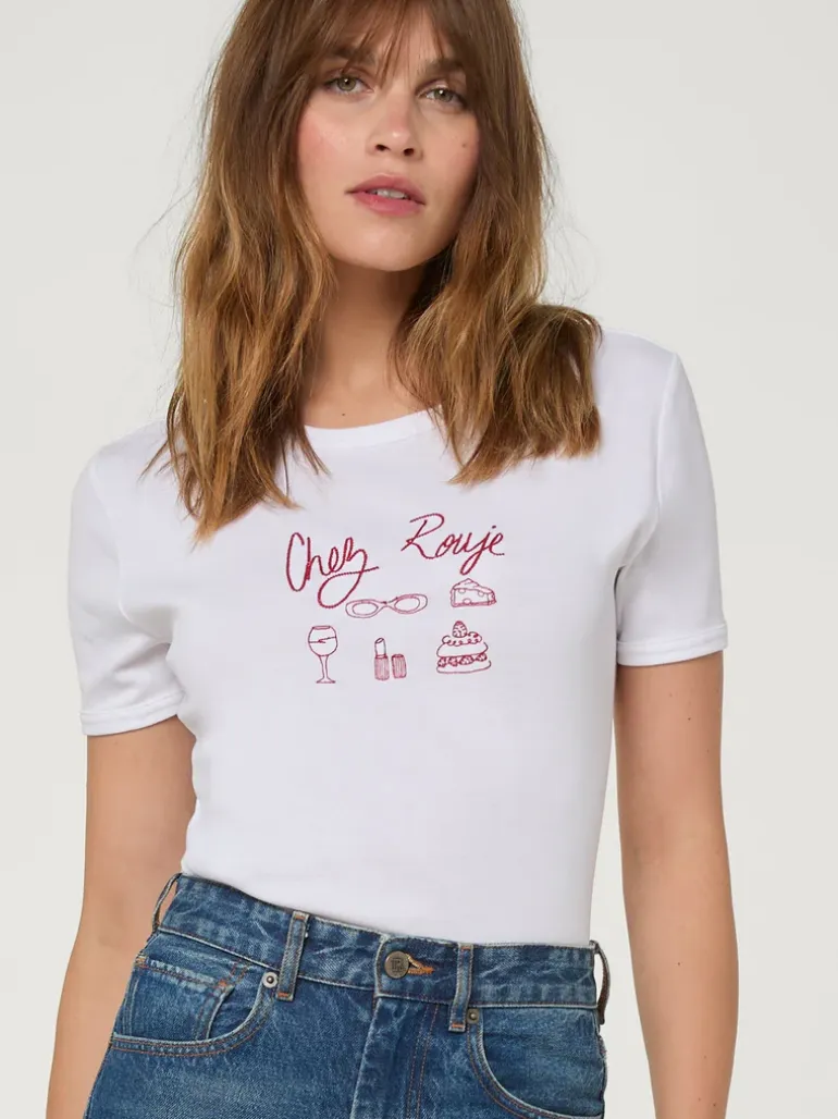 Tops>Rouje T-Shirt TIMEO ChezRoujeBlanc