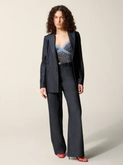 Manteaux & Vestes>Rouje Veste FLAVIEN DENIMINDIGO