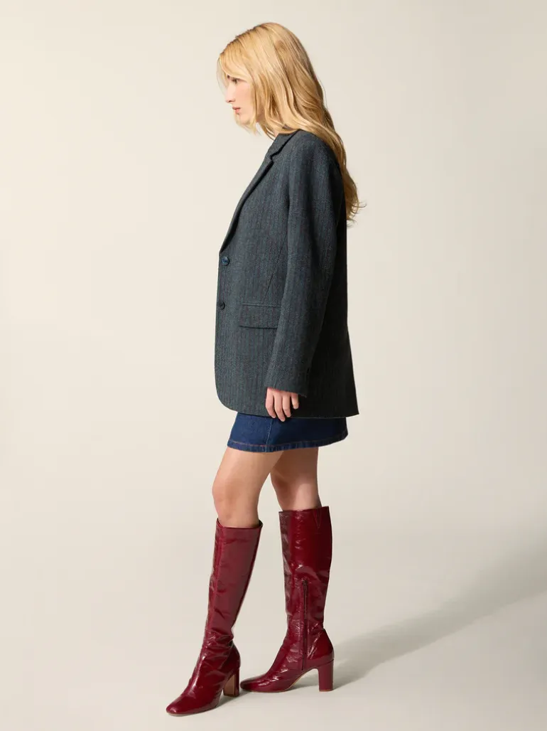 Manteaux & Vestes>Rouje Veste JACQUES RayéBleu