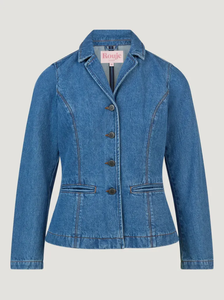 Manteaux & Vestes>Rouje Veste ULYSSE DenimIIndigoDoubleStone